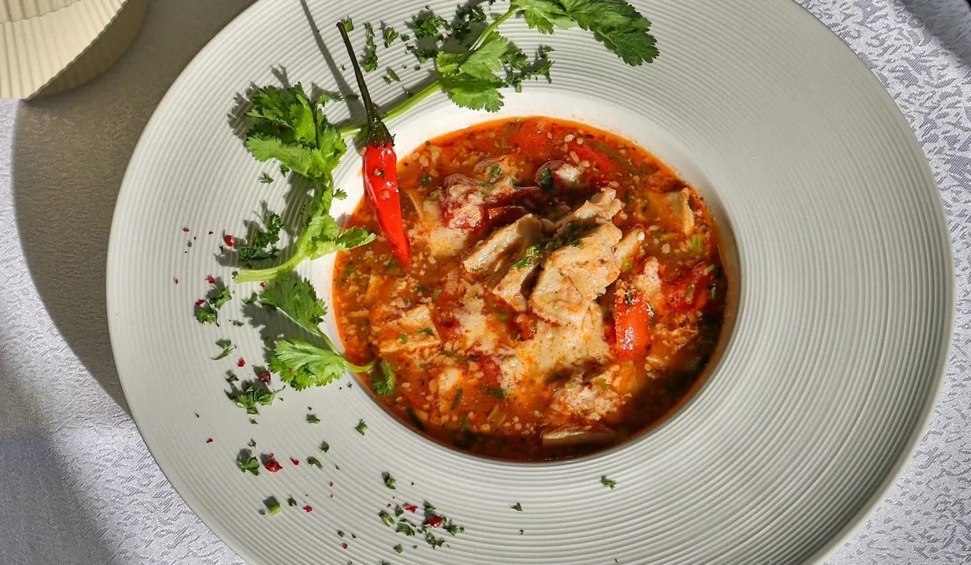 Nomadic beef tripe soup