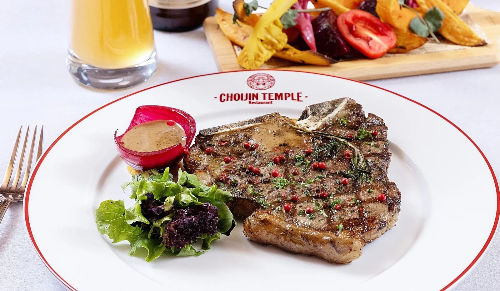 Grilled T-bone steak